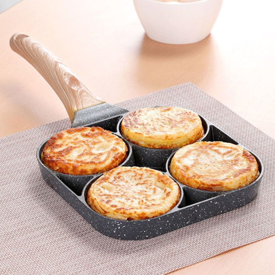 Frigideira 4 Furos Antiaderente  Lanches e Porções Rápidas