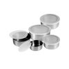 Conjunto de Tigelas em Aço Inox Premium 5 Peças Saladas Guarnições