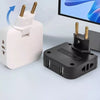 Adaptador de Tomada Articulado Com Entrada Usb-c e 4 Portas - Praticidade e Conectividade