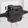 Adaptador de Tomada Articulado Com Entrada Usb-c e 4 Portas - Praticidade e Conectividade