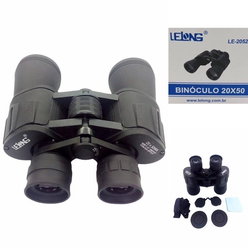 Binoculo Profissional Lelong 20x50 Longo Alcance Proteção UV