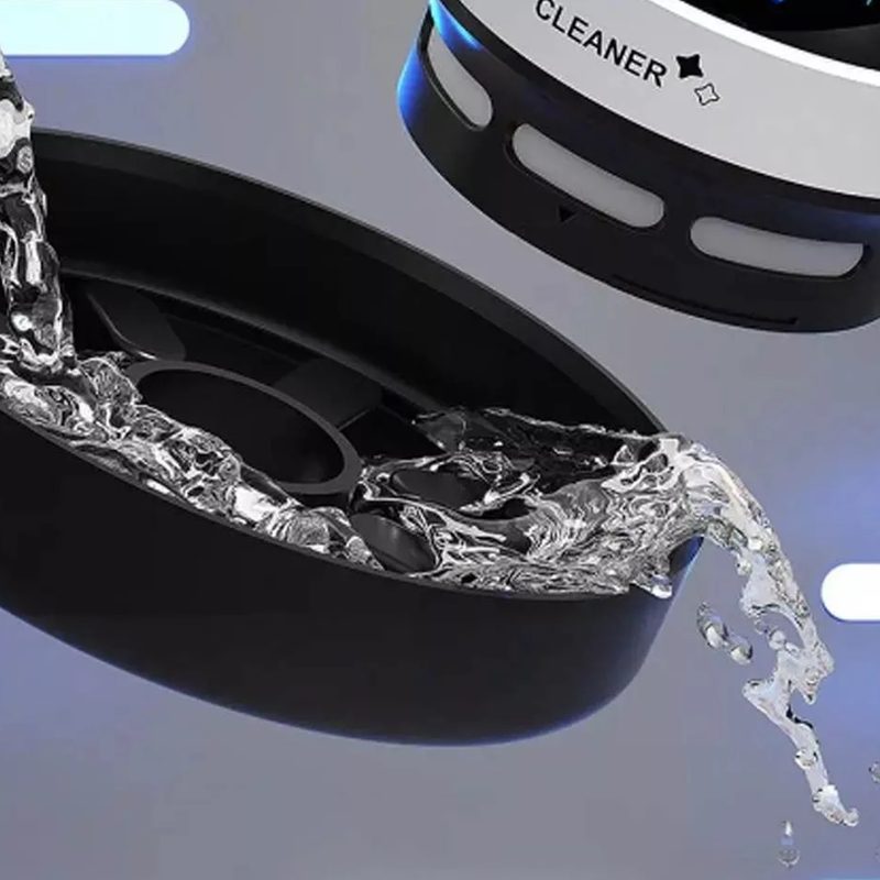 Mini Robô Aspirador de Pó - Limpeza Compacta e Eficiente Para Mesa e Superfícies Pequenas