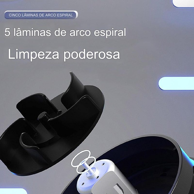 Mini Robô Aspirador de Pó - Limpeza Compacta e Eficiente Para Mesa e Superfícies Pequenas