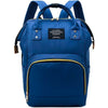 Mochila Mala Bolsa Maternidade Multiuso Multifuncional Azul