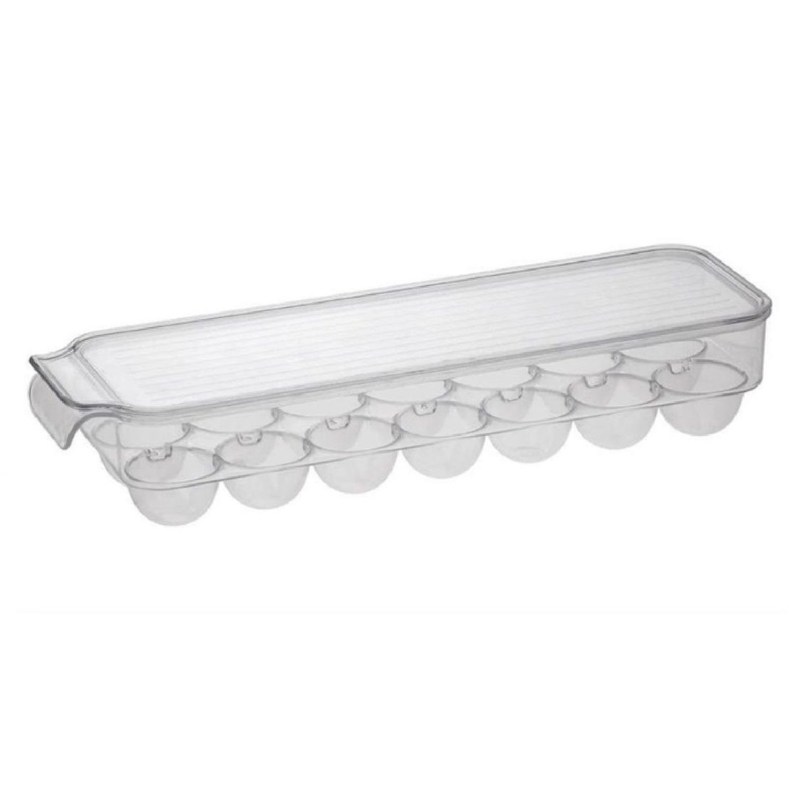 Organizador de Ovos Com Tampa Em Acrílico - Praticidade e Organização Para Sua Geladeira