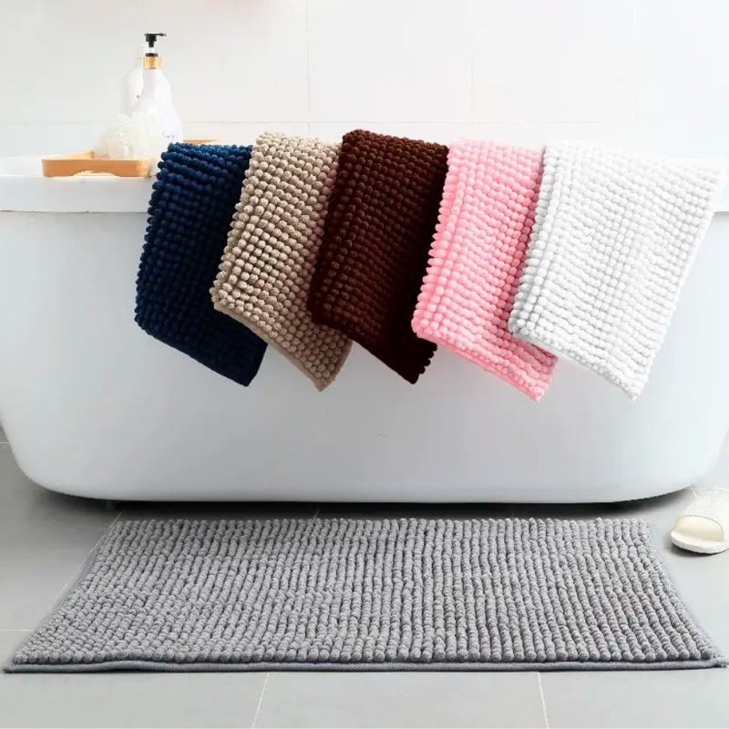 Tapete Macarrão Com Bolinhas Antiderrapante – Maciez, Absorção e Durabilidade