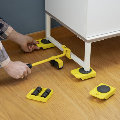 Levantador Para Mover Móveis Pesados Com Rodinhas 360°