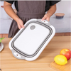 MagicPlus Tábua de Carnes, Cesto Escorredor e Bacia em Silicone Dobrável 3 em 1