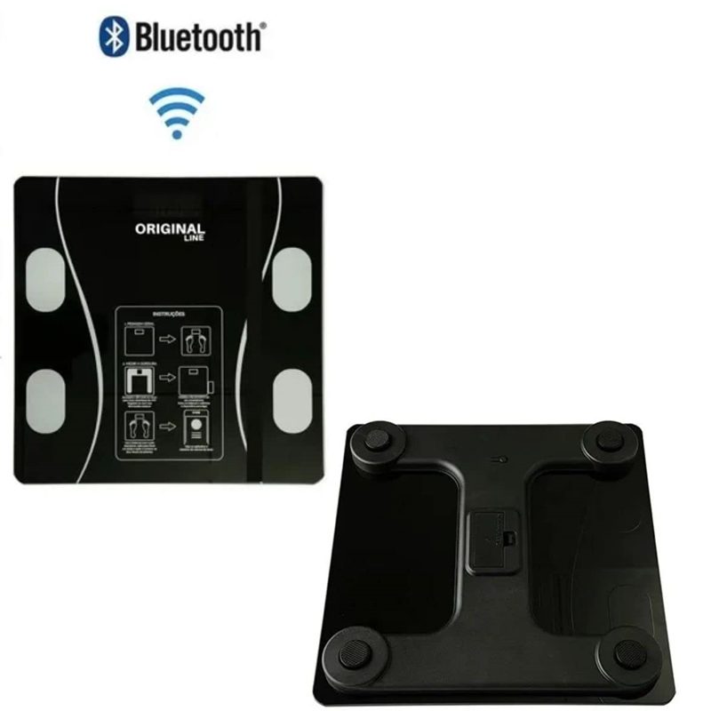 Balança Corporal Inteligente Com Bioimpedância e Conexão Bluetooth – Controle Total da Sua Saúde