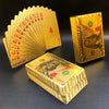 Baralho Dourado de Luxo – Resistente À Água e Anti-rasgo