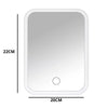Espelho Touch Com Luz Led – Compacto, Moderno e Pronto Para Viajar