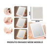 Espelho Touch Com Luz Led – Compacto, Moderno e Pronto Para Viajar