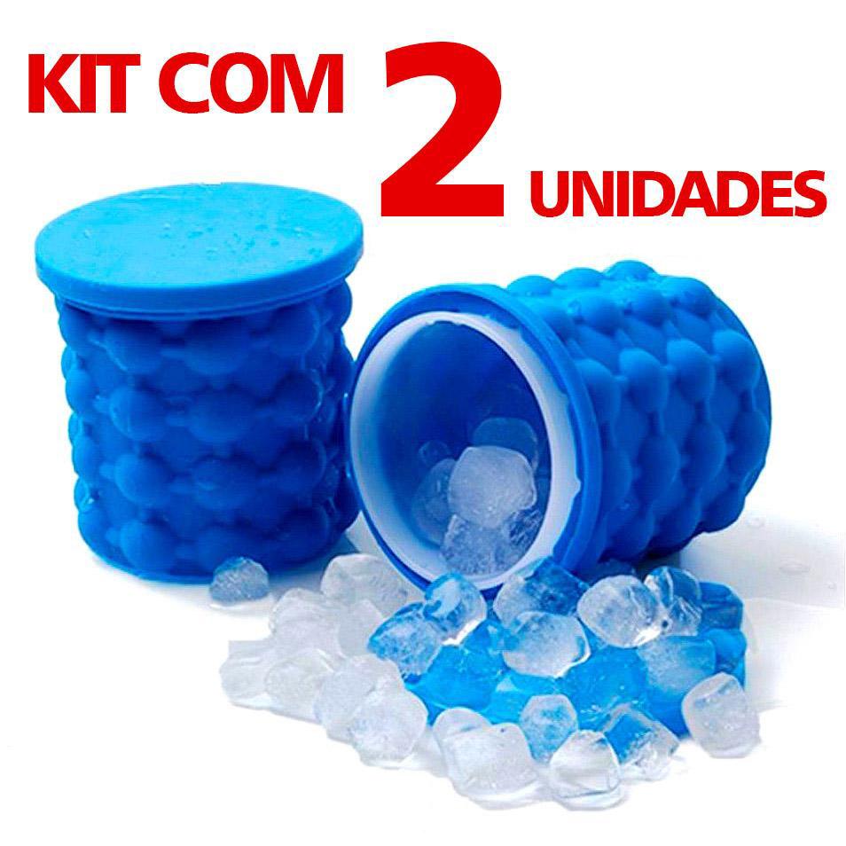 Gelo Fast Silicone Baldinho até 120 cubinhos