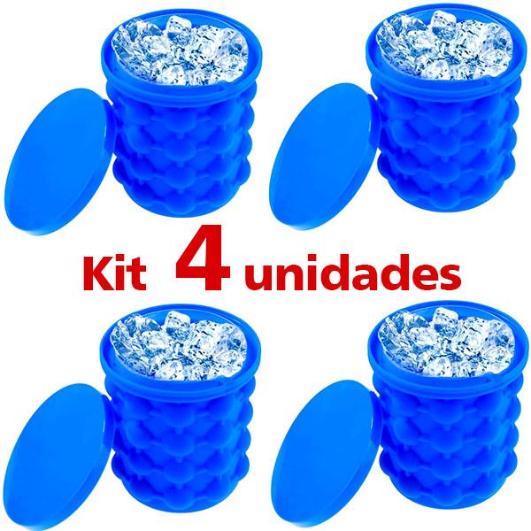 Gelo Fast Silicone Baldinho até 120 cubinhos