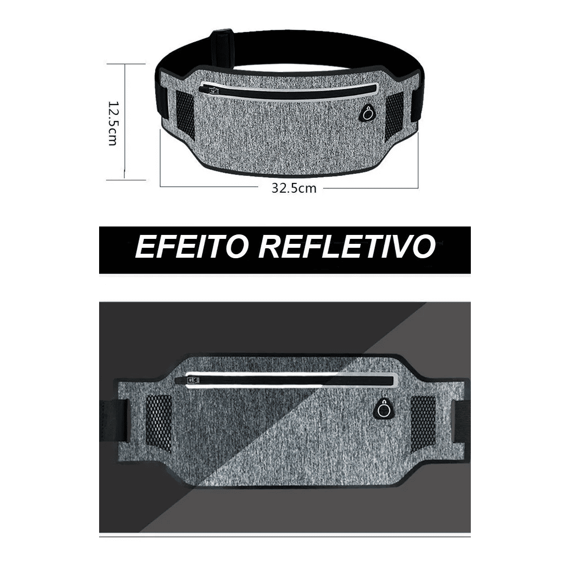 Pochete Esportiva Ultra Slim – Para Celular, Cartão e Chaves