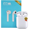 Fone de Ouvido Bluetooth 5.0 Sem Fio TWS i11 Recarregável Microfone Atende Ligação