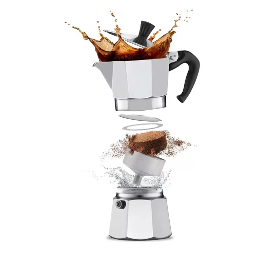 Cafeteira Italiana de Alumínio para 9 Xícaras Linha Premium