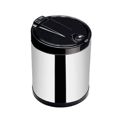Lixeira para Pia Inox Tampa Clicar Preta 2,5 L - Clica e Abre