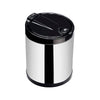 Lixeira para Pia Inox Tampa Clicar Preta 2,5 L - Clica e Abre