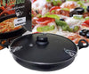 Super Pizza de Fogão Antiaderente Teflon c/ Tampa