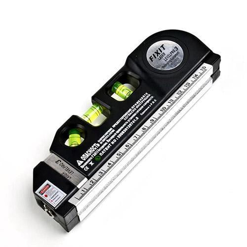 Nível Laser Horizontal Vertical Trena Prumo com  Luz Laser