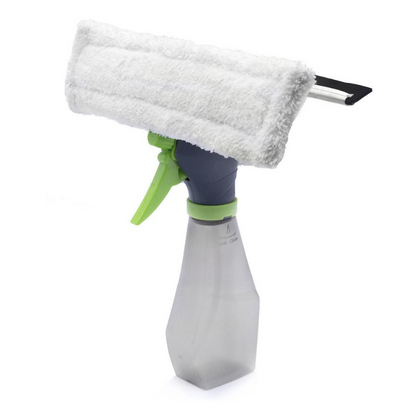 Limpador de Janelas Mini Mop 3 em 1 Spray Borrifador