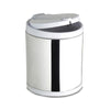 Lixeira para Pia Inox Tampa clicar Branca 2,5 Lt - Clica e Abre