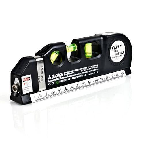 Nível Laser Horizontal Vertical Trena Prumo com  Luz Laser