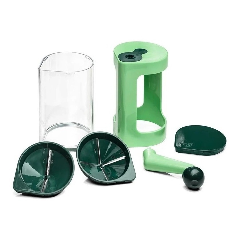 SpiralChef - Processador Manual De Alimentos Manivela Legumes e Verduras -