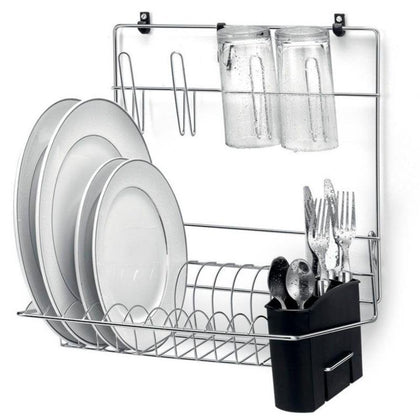 Escorredor de Louças de Parede Cromado Cook Home Organizador
