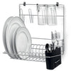 Escorredor de Louças de Parede Cromado Cook Home Organizador