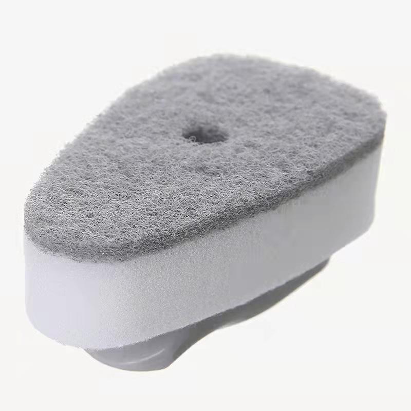 Escova Limpeza 2 em 1 Dispenser Detergente Esponja Cozinha CleanerMax