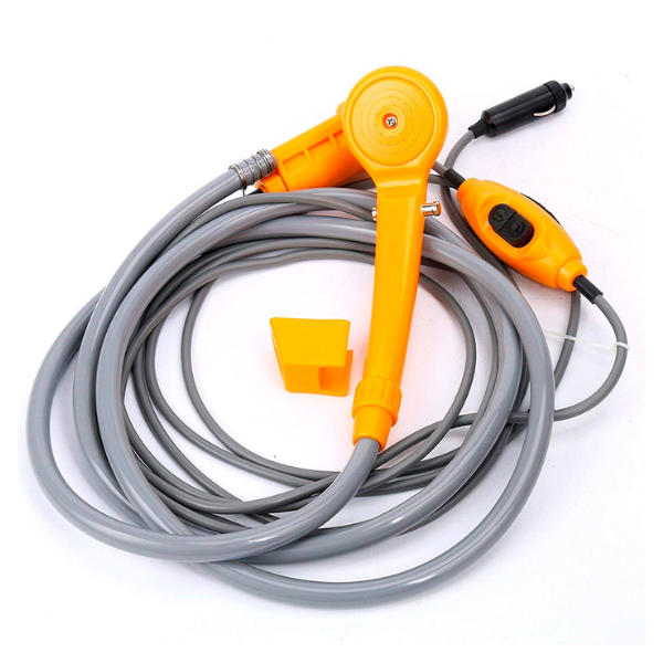 Ducha Chuveiro Portátil Camping Elétrica 12v Acendedor Carro