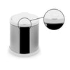 Lixeira para Pia Inox Tampa clicar Branca 2,5 Lt - Clica e Abre