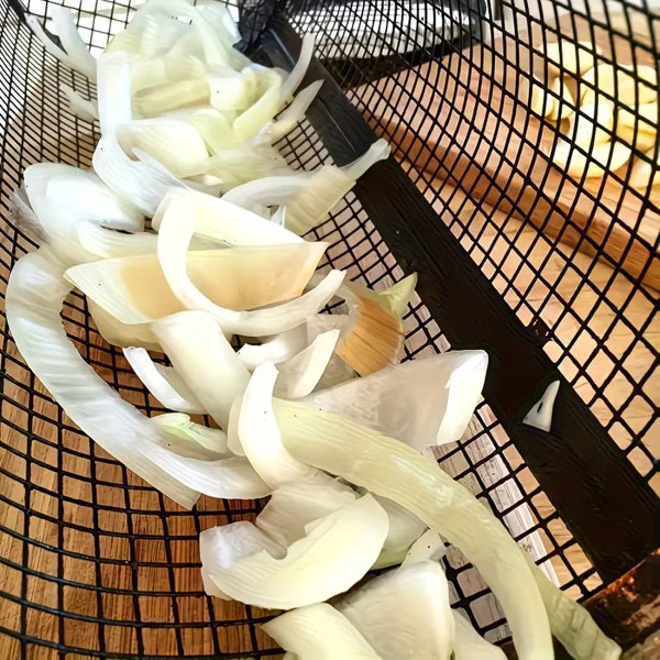 Grelha Tambor Giratório para Carnes, Legumes e Pão de Alho