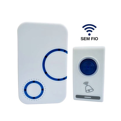 Campainha Digital Sem Fio – 10 Metros de Alcance e 32 Toques Diferentes