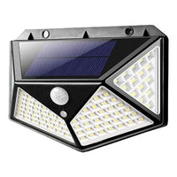 Luminária Solar Parede 100 Led´s Sensor Presença com 3 Funções