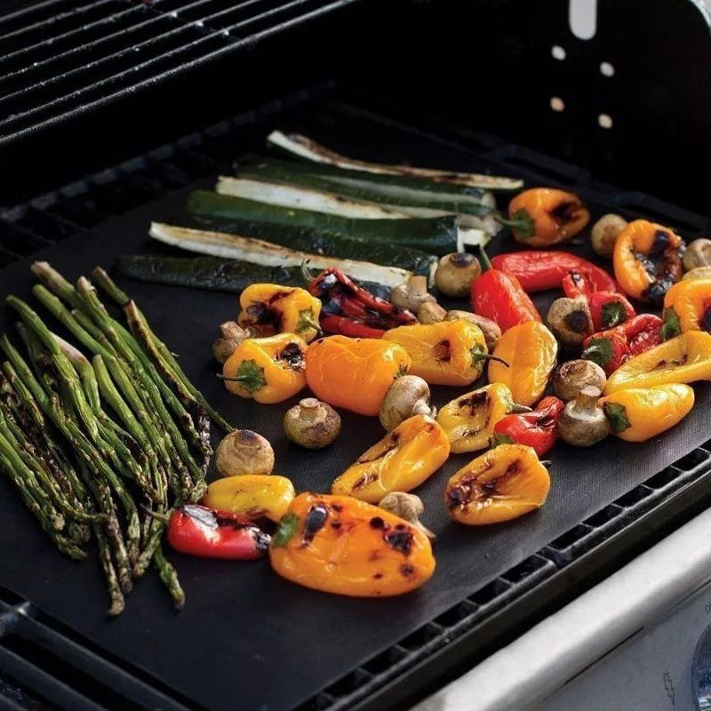 [2 Unidades] Manta Antiaderente Teflon Grelha Churrasco Grill MantaGrelha
