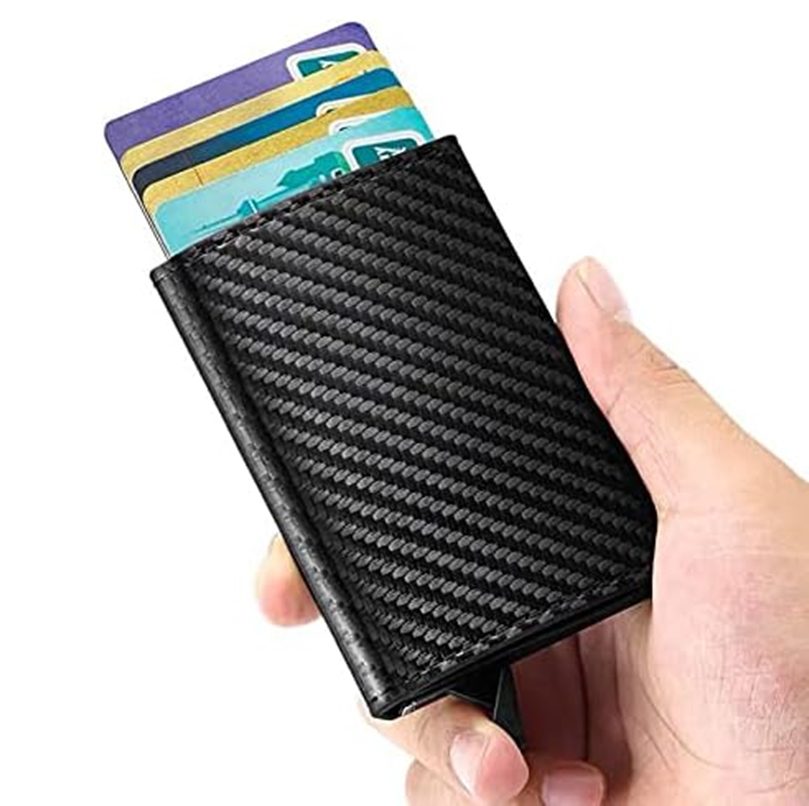 Carteira Antifurto Rfid Slim - Elegância e Proteção Em Um Design Compacto
