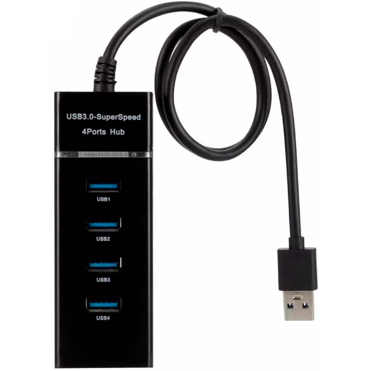 Hub USB 3.0 4 Portas LED Indicador High Speed HD