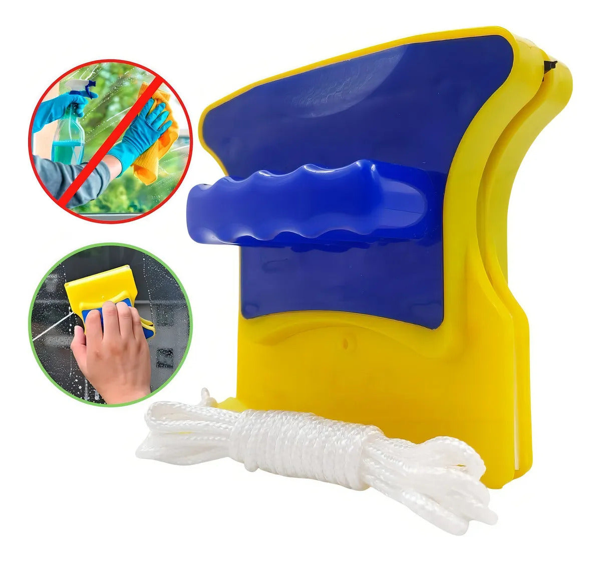 Limpador Magnético de Vidros e Janelas