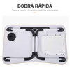 Mesa Dobrável para Notebook com Suporte para Tablet e Copo