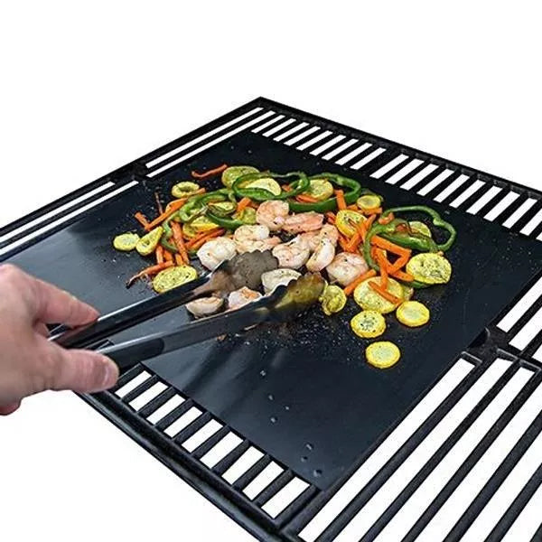 [2 Unidades] Manta Antiaderente Teflon Grelha Churrasco Grill MantaGrelha