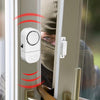 Sensor Alarme com Sirene Sem Fio para Portas e Janelas Contra Invasão Sensores Magnéticos + Bateria