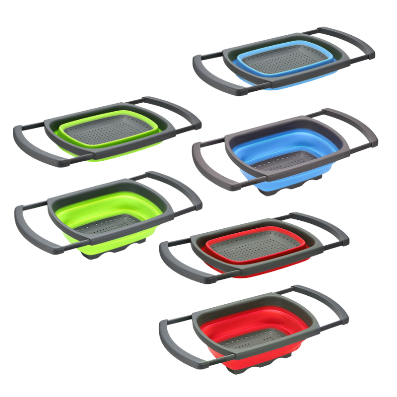 Kit Escorredor MasterFlow - SwifDrain Clip-ON + SoftMold Retrátil + Brinde Easy Cook  6 Medidores