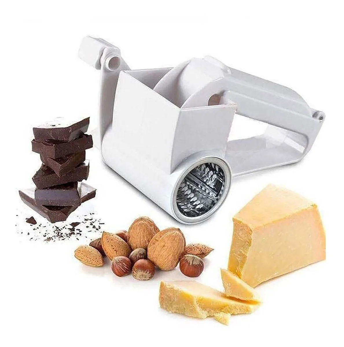 Ralador Manual Queijo Presunto Legumes Chocolate Manivela