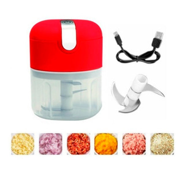 Mini Processador Triturador de Alimentos Elétrico USB