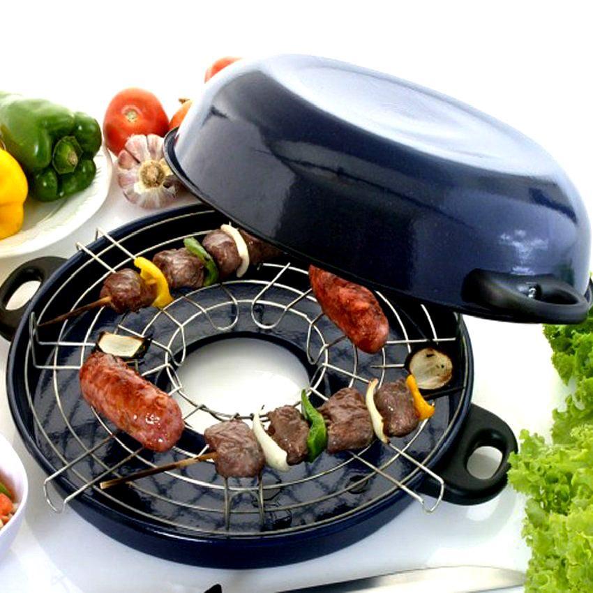Super Churrasqueira de Fogão Teflon Alumínio