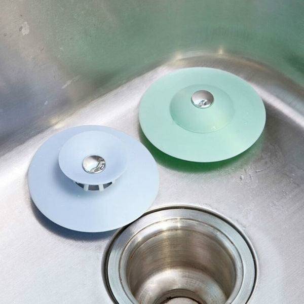 [Kit 5 Unidades] - FlexDrain Tampa Ralo de Silicone para Pia Ralo Tanque Cuba