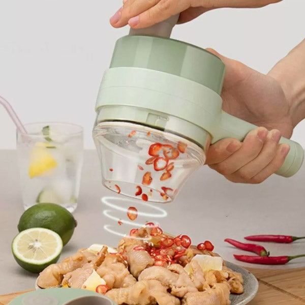 SpinSlice Pro - Super Processador Elétrico Cortador e Fatiador de Alimentos